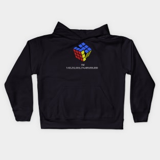 Rubik's Cube Probability Kids Hoodie